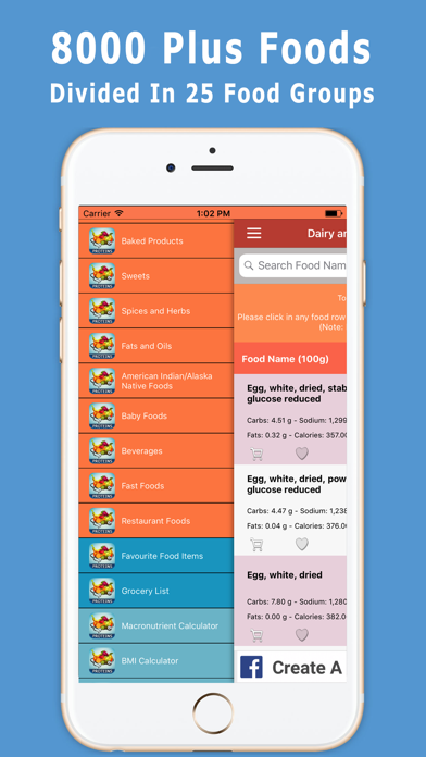Screenshot #1 pour Proteins In Food