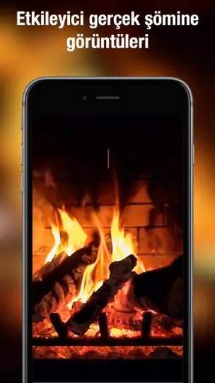 Şömine HD iPhone Ekran Görüntüsü 2