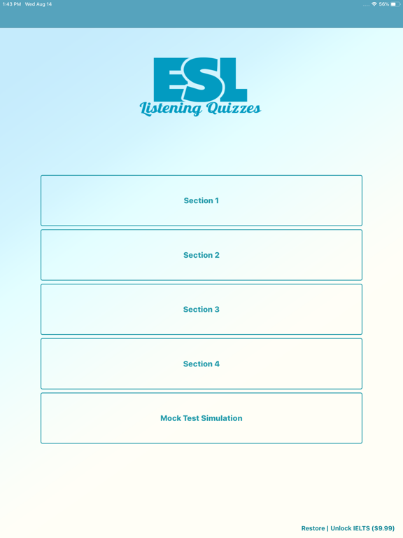 Screenshot #4 pour IELTS English Listening Test