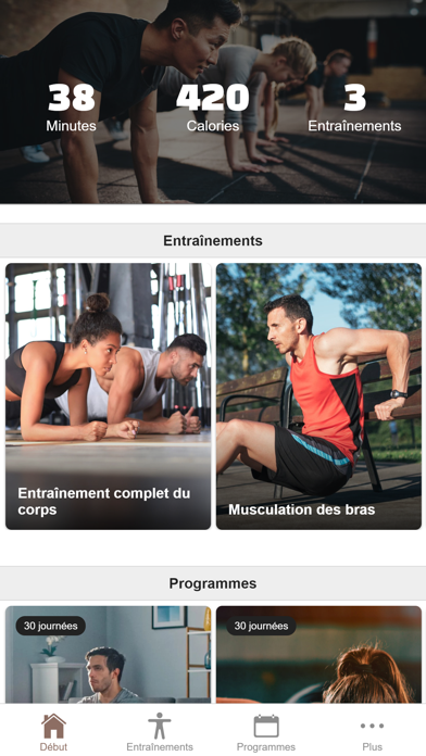 Screenshot #1 pour Musculation à domicile