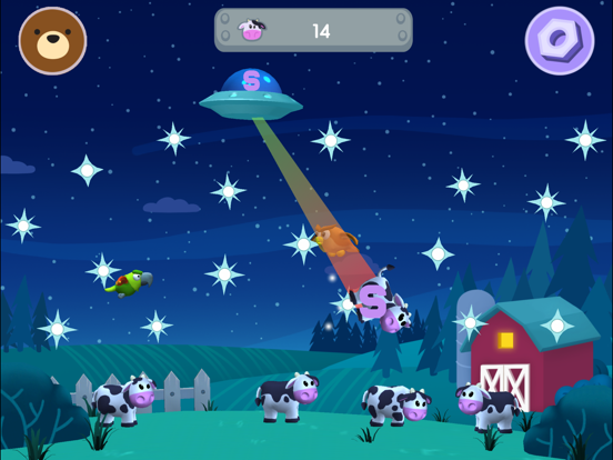 Screenshot #6 pour Square Panda Space Cows