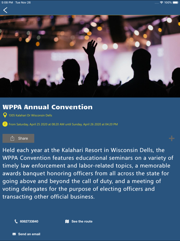 The WPPA iPad screenshot 7 - Business app