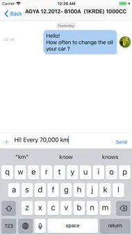 Fan club car T0Y0TA Parts Chat iphone bilder 2