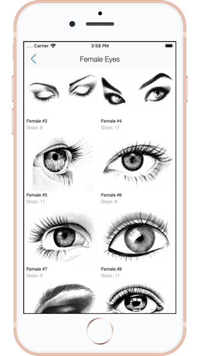 Screenshot #3 pour Draw Anime Eyes - Cutest Eyes