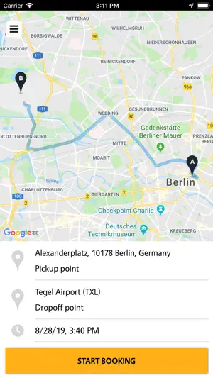 TALIXO - Taxi & Limo Booking screenshot 1