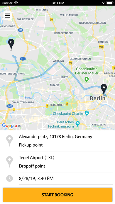 TALIXO - Taxi & Limo Booking Screenshot