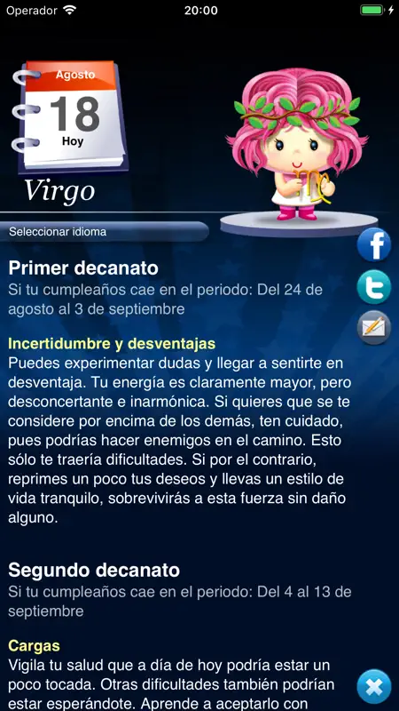 Horóscopo HD Pro screenshot 3 of 3