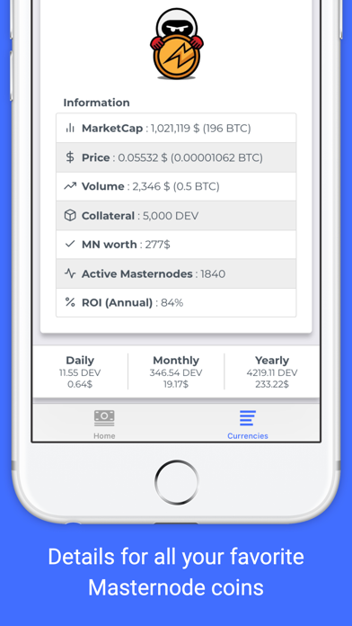 NodeVault - Masternodes iPhone screenshot 2 - Productivity app