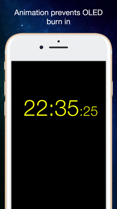 OLED Clock Screenshot