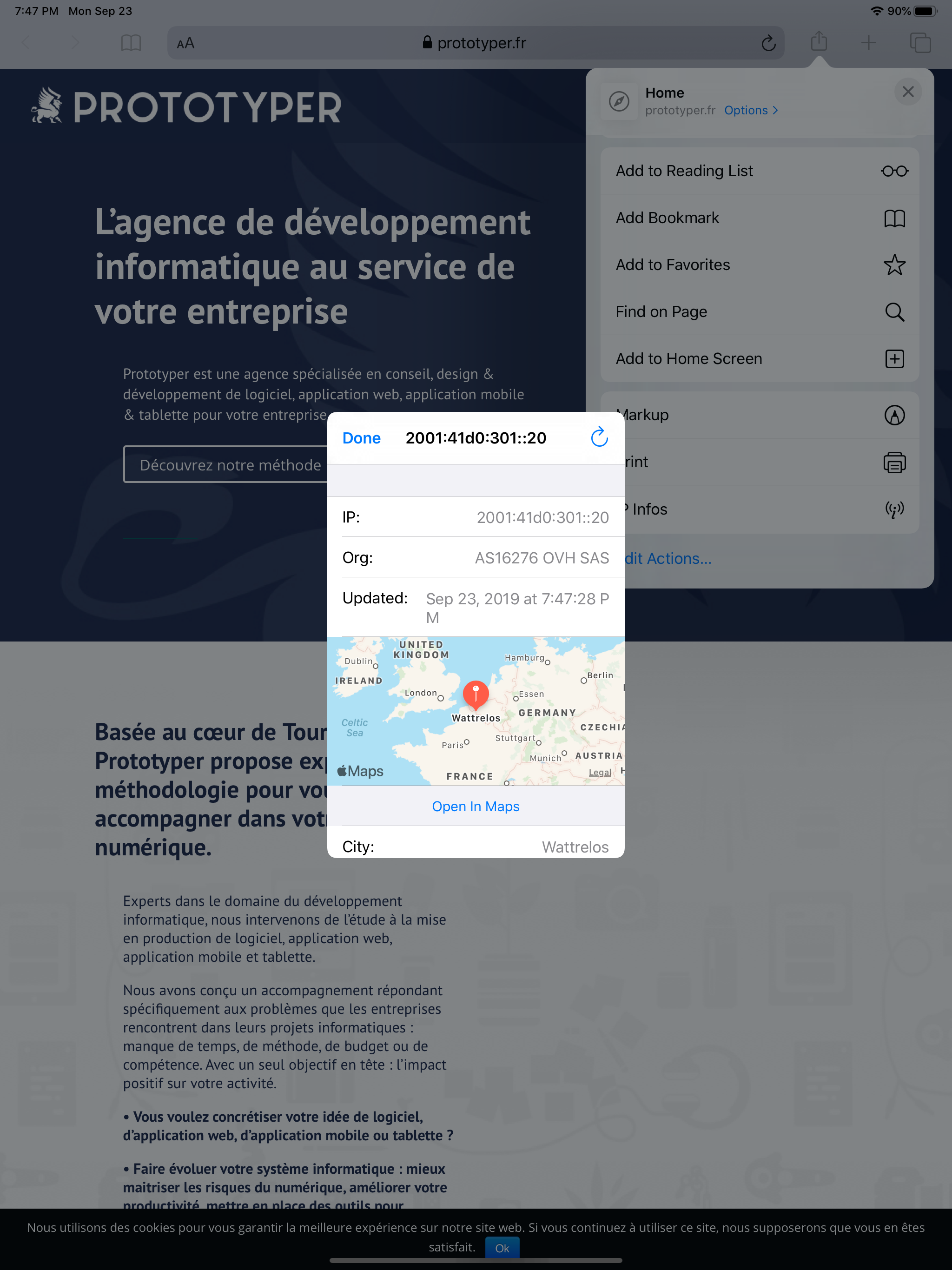 IP Infos - IP Tracker