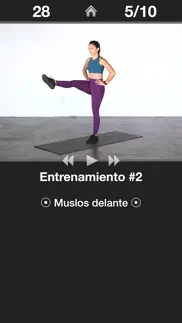 entrenamiento diario pierna iphone capturas de pantalla 3