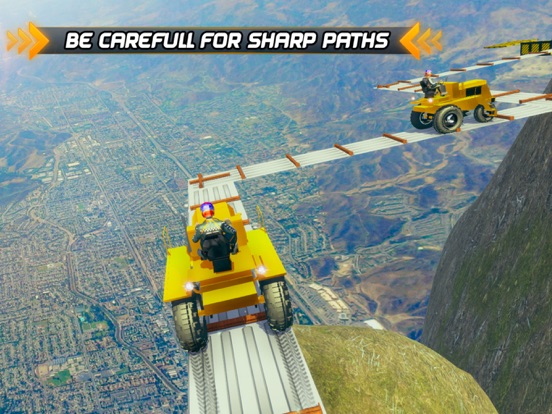 Impossible Ramp Driving Stunts iPad screenshot