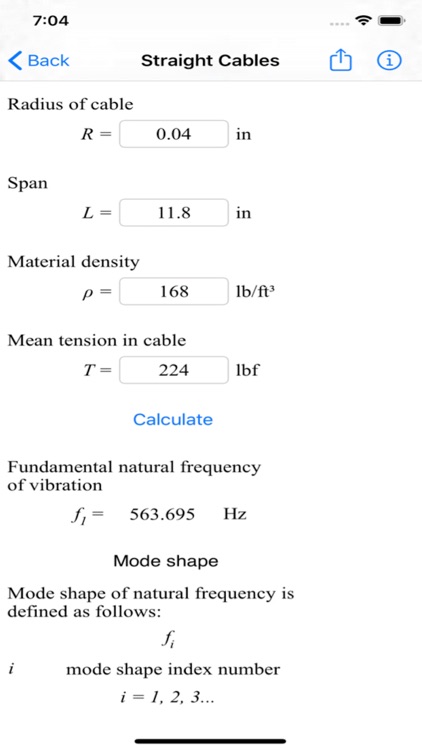 Natural Frequency of Vibration screenshot-3