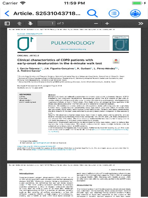 Screenshot #6 pour Pulmonology Journal