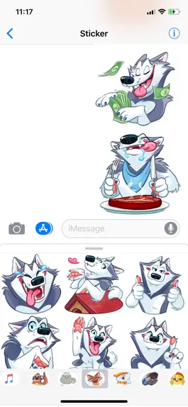 Game screenshot Husky Boy Emoji Stickers hack