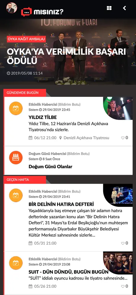 Mısınız?