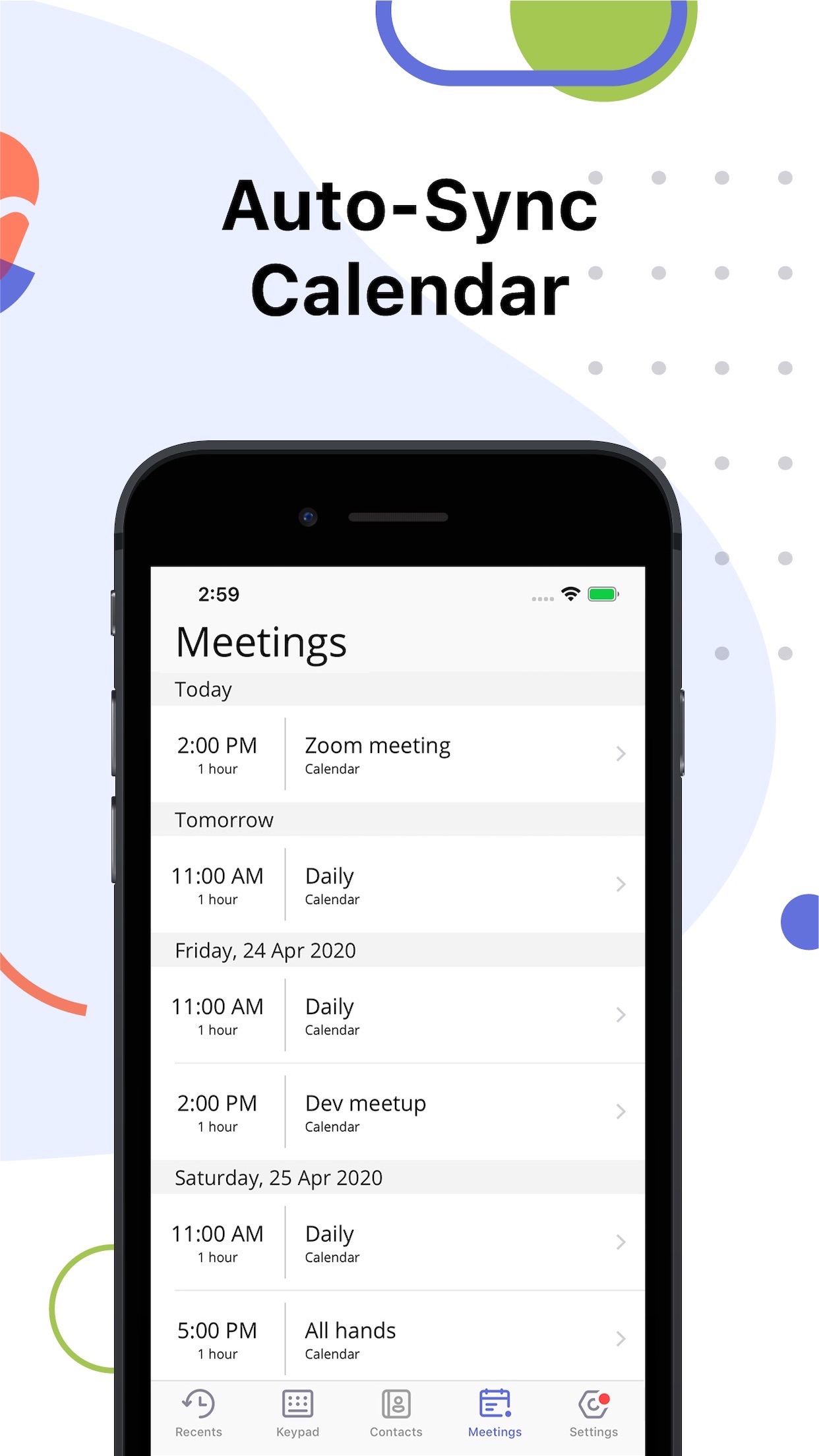 Screenshot do app Krisp: Noise Cancelling Dialer