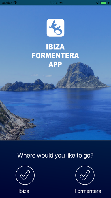 Screenshot #1 pour IBIZA FORMENTERA APP