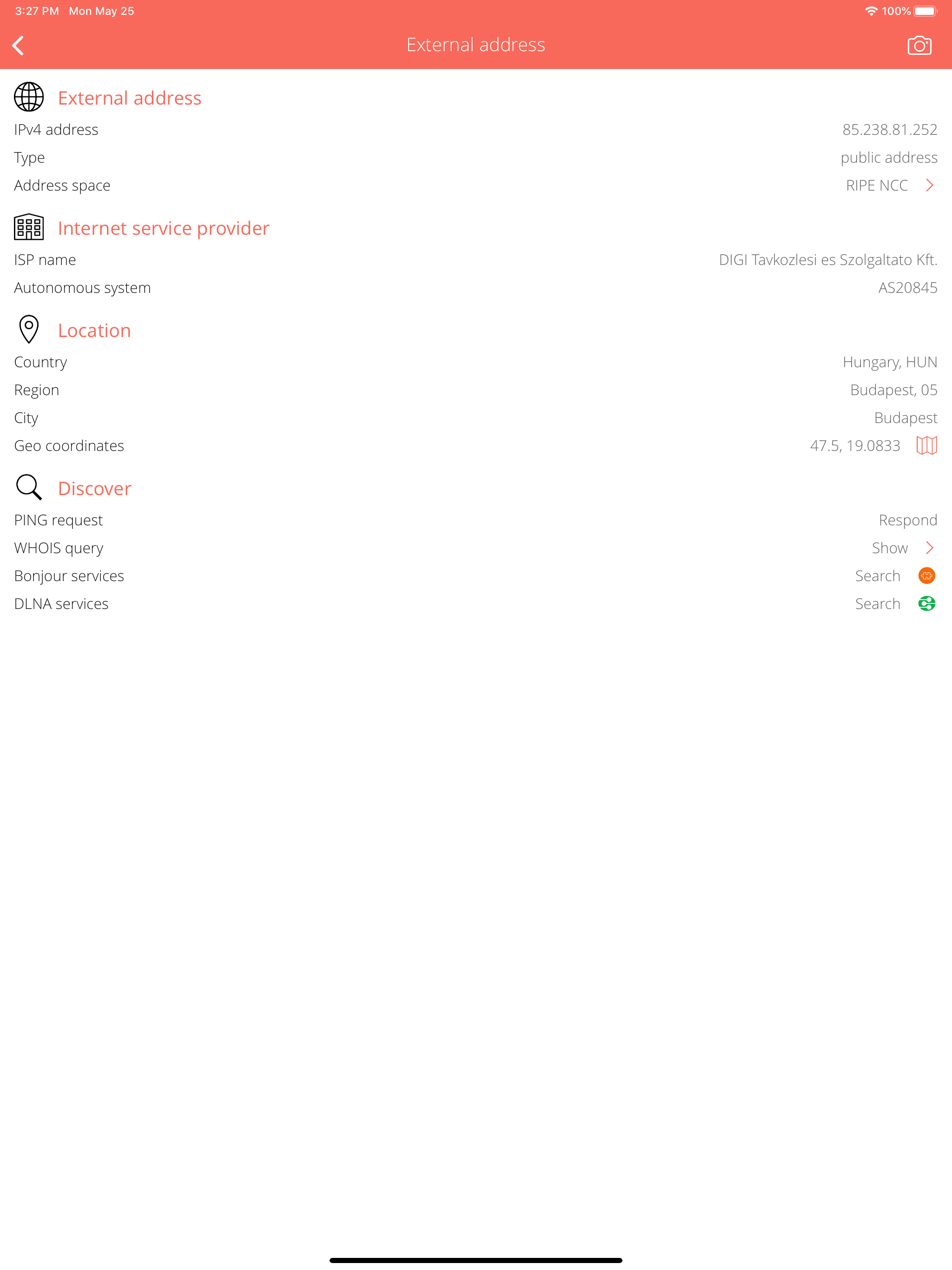 Hotspot Info