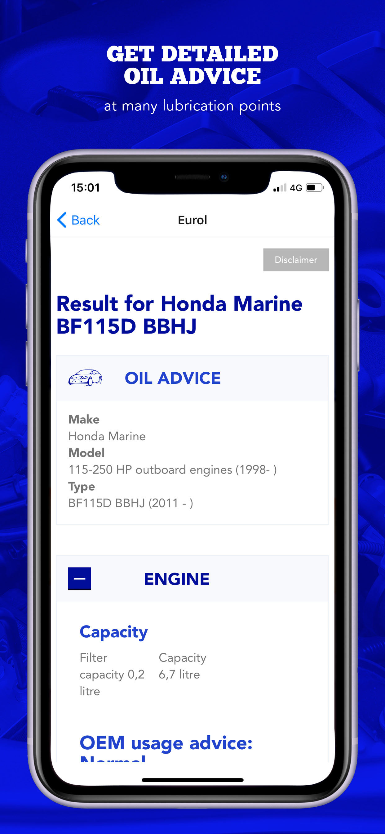 Eurol Oil Advisor screenshot 5