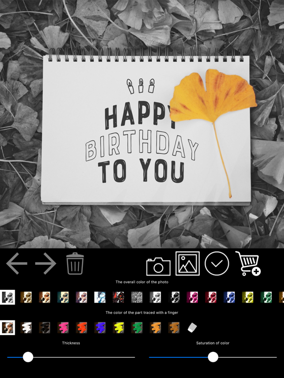Change Photo Colors iPad screenshot 5 - Photo & Video app