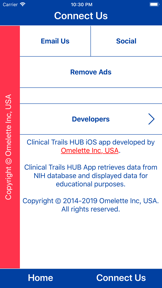 Clinical Trials Hub screenshot