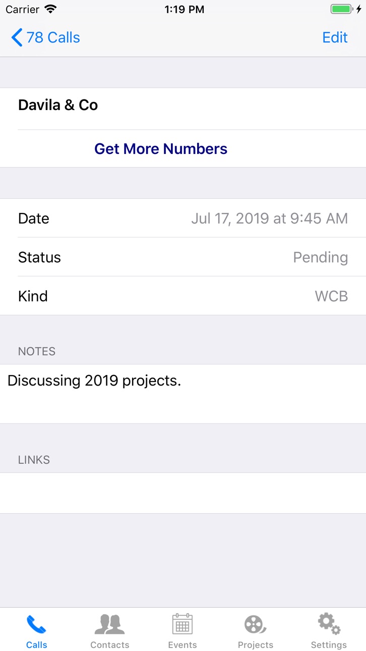 iPhone screenshot