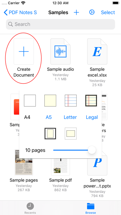 Screenshot #1 pour PDF Notes S