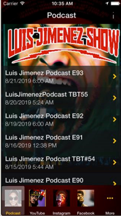 Screenshot #1 pour Luis Jimenez Show