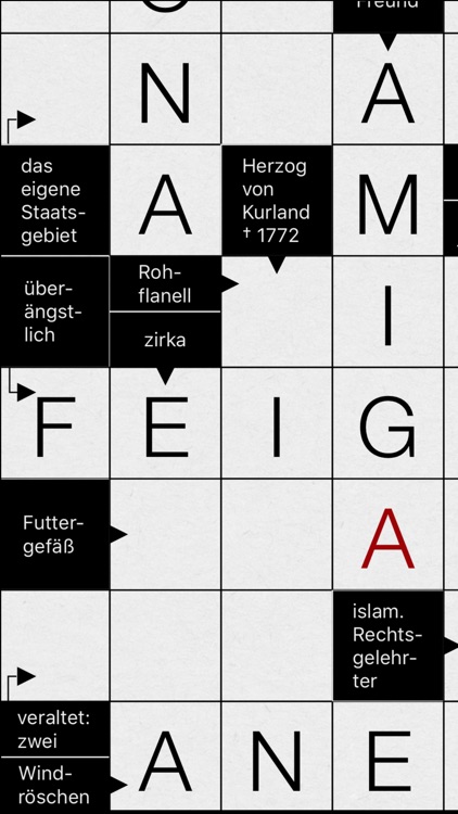 Kreuzworträtsel Pur .