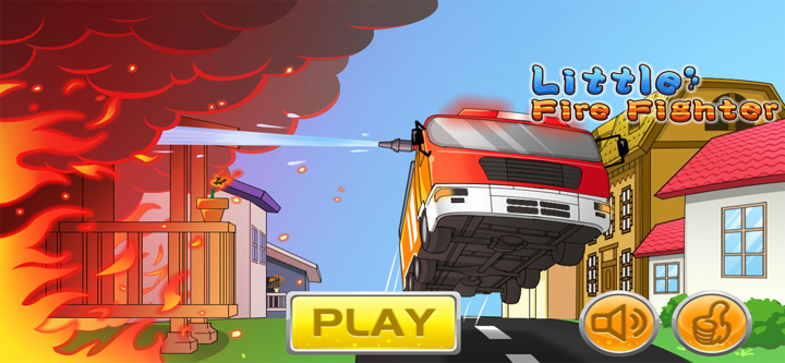 Little Firefighter rescue game screenshot 1