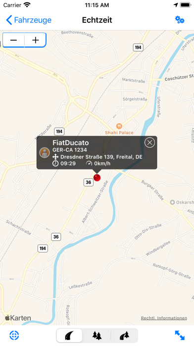 Caratec Locate Screenshot