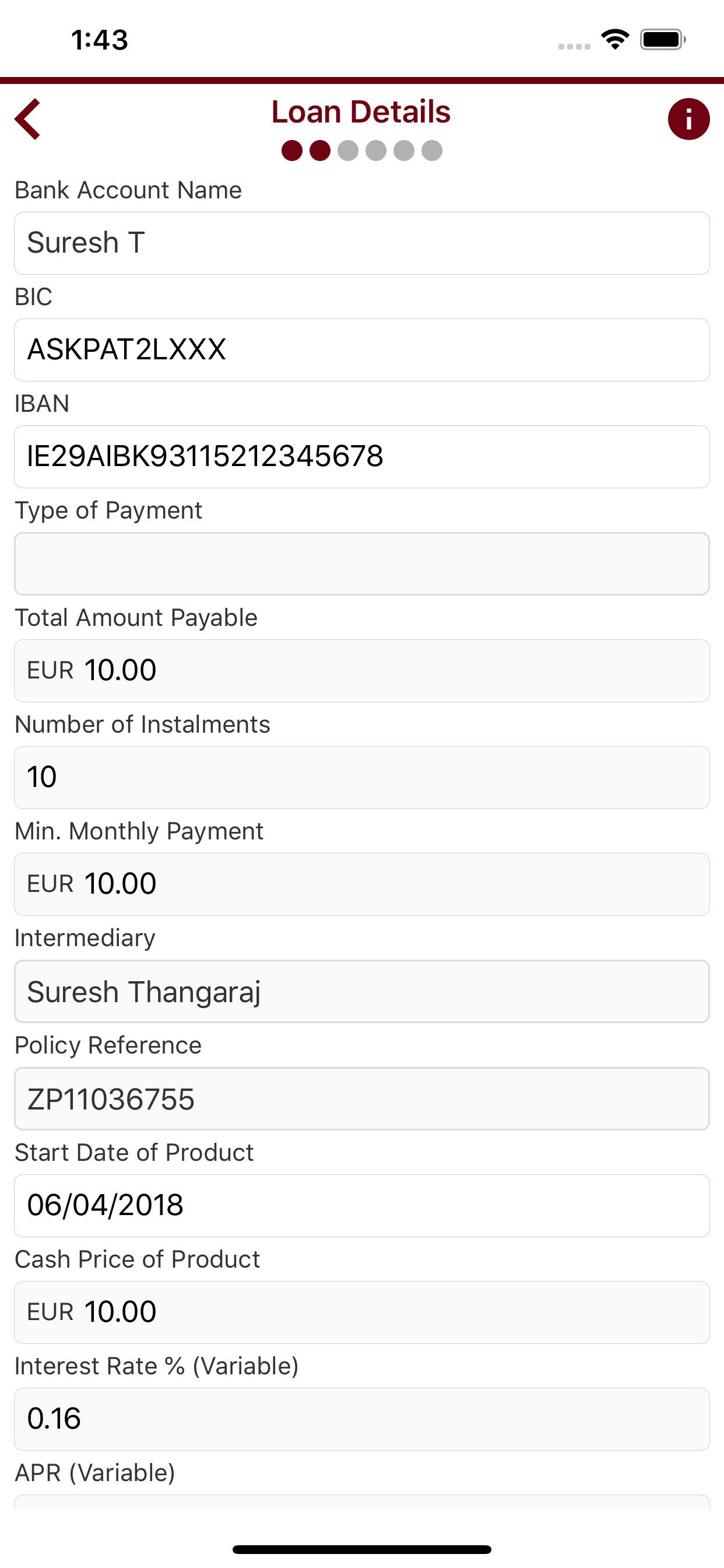 Premium Credit - eJourney