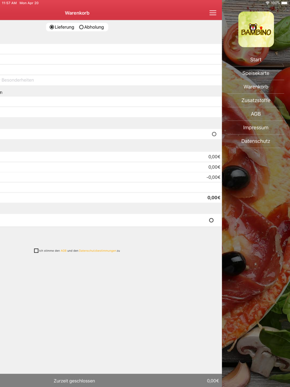 Screenshot #6 pour Lieferservice Bambino