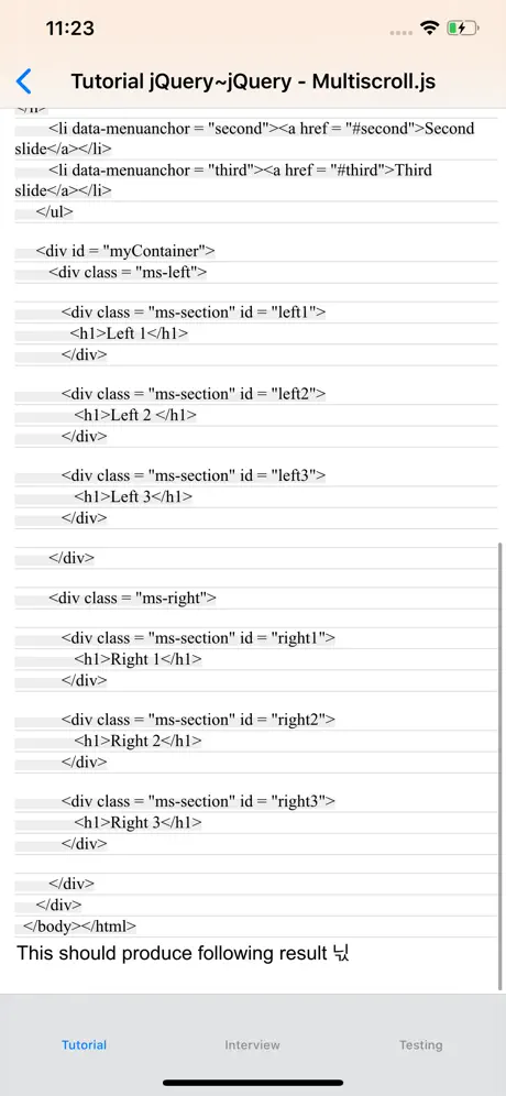 Tutorial for jQuery