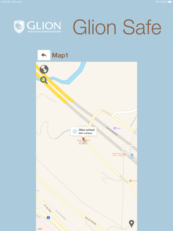 Glion Safe iPad screenshot 4 - Education app