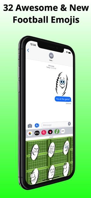 Football Emojis - Touchdown(圖2)-速報App