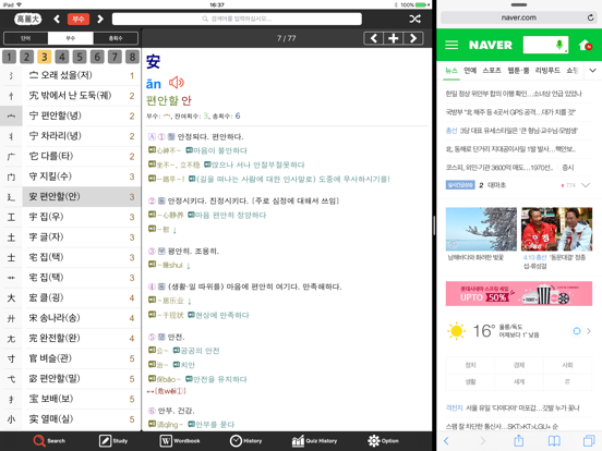 고려대 중한사전 - ChKo DIC iPad screenshot 4 - Reference app