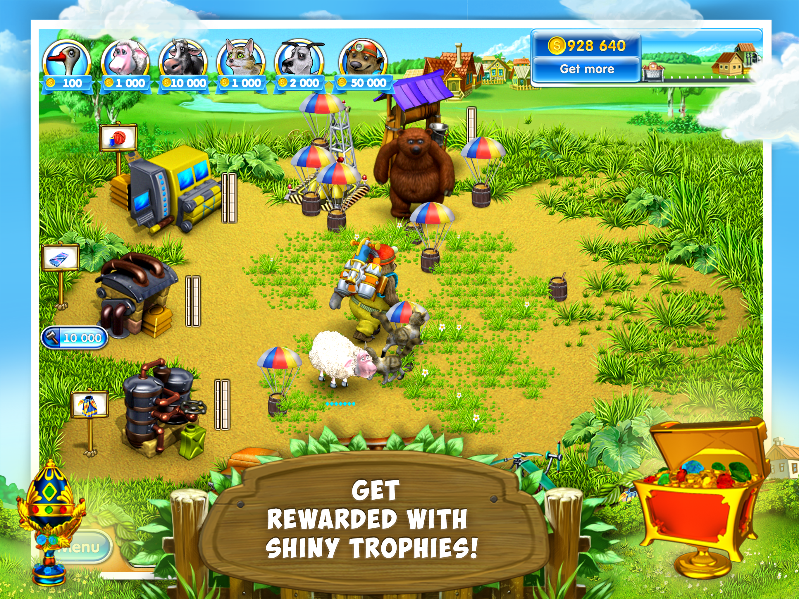 Farm Frenzy 3: Village HD screenshot 4