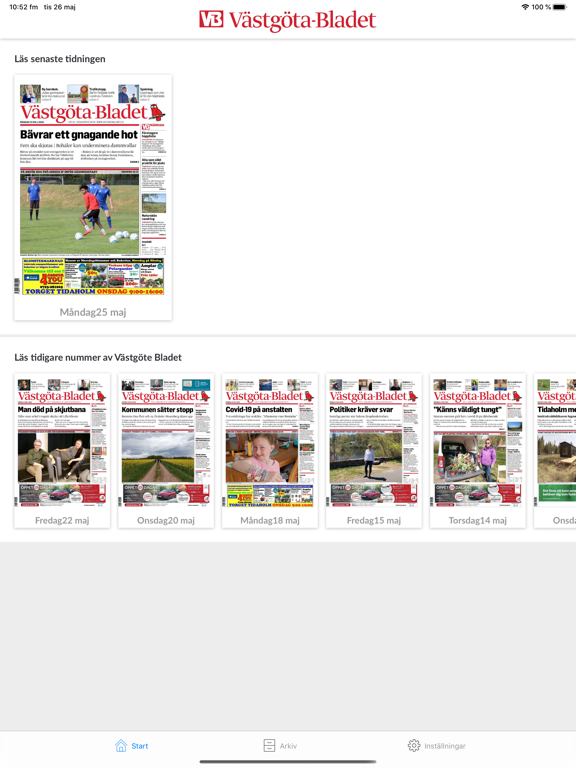 Screenshot #4 pour Västgöta-Bladet e-tidning