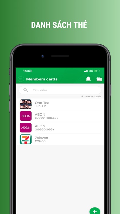 E Cards - Quản lý thẻ