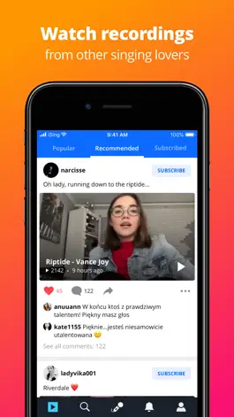 Game screenshot iSing - Sing & Record Karaoke apk