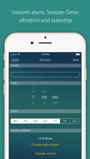 bedr pro alarm clock radio iphone screenshot 3