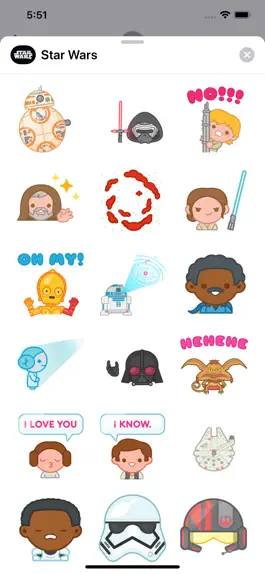 Game screenshot Star Wars Stickers apk