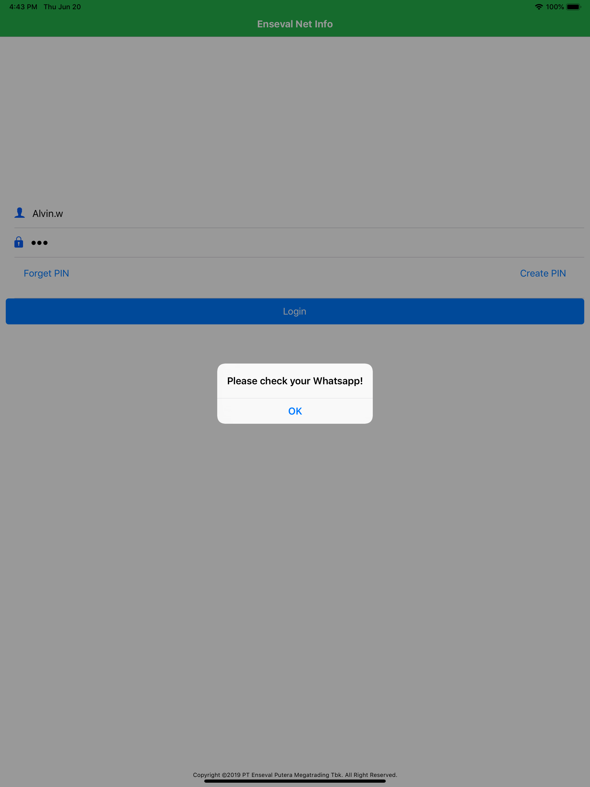 Enseval Net Info