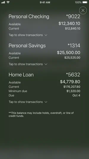 First Financial Credit Union screenshot 1