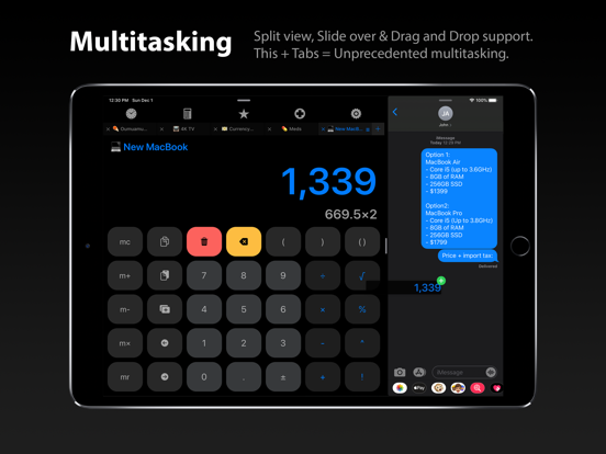 Objective Calculator iPad screenshot 7 - Utilities app