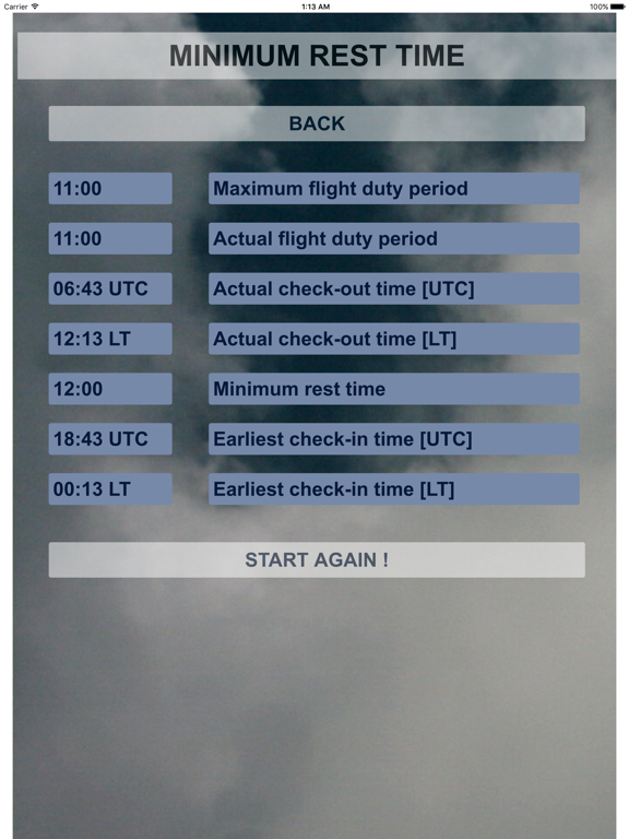 Screenshot #4 pour EASA FTL 2016