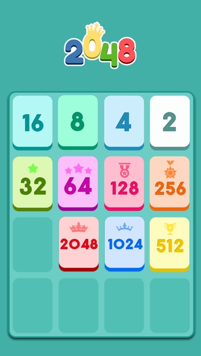 Screenshot #1 pour 2048 Rush Brain
