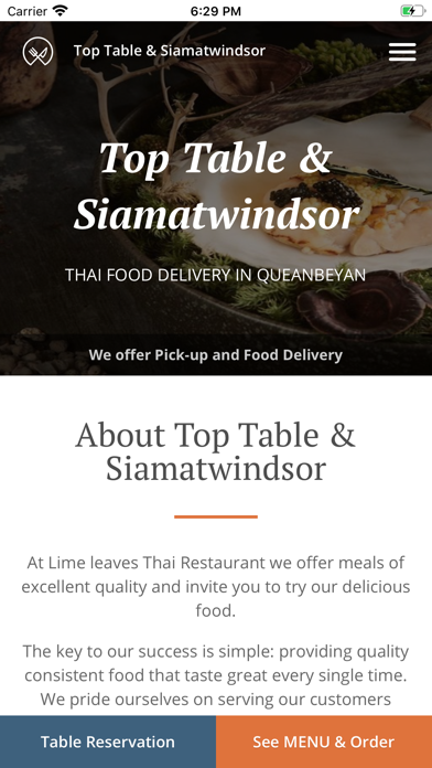 Screenshot #1 pour TOP TABLE